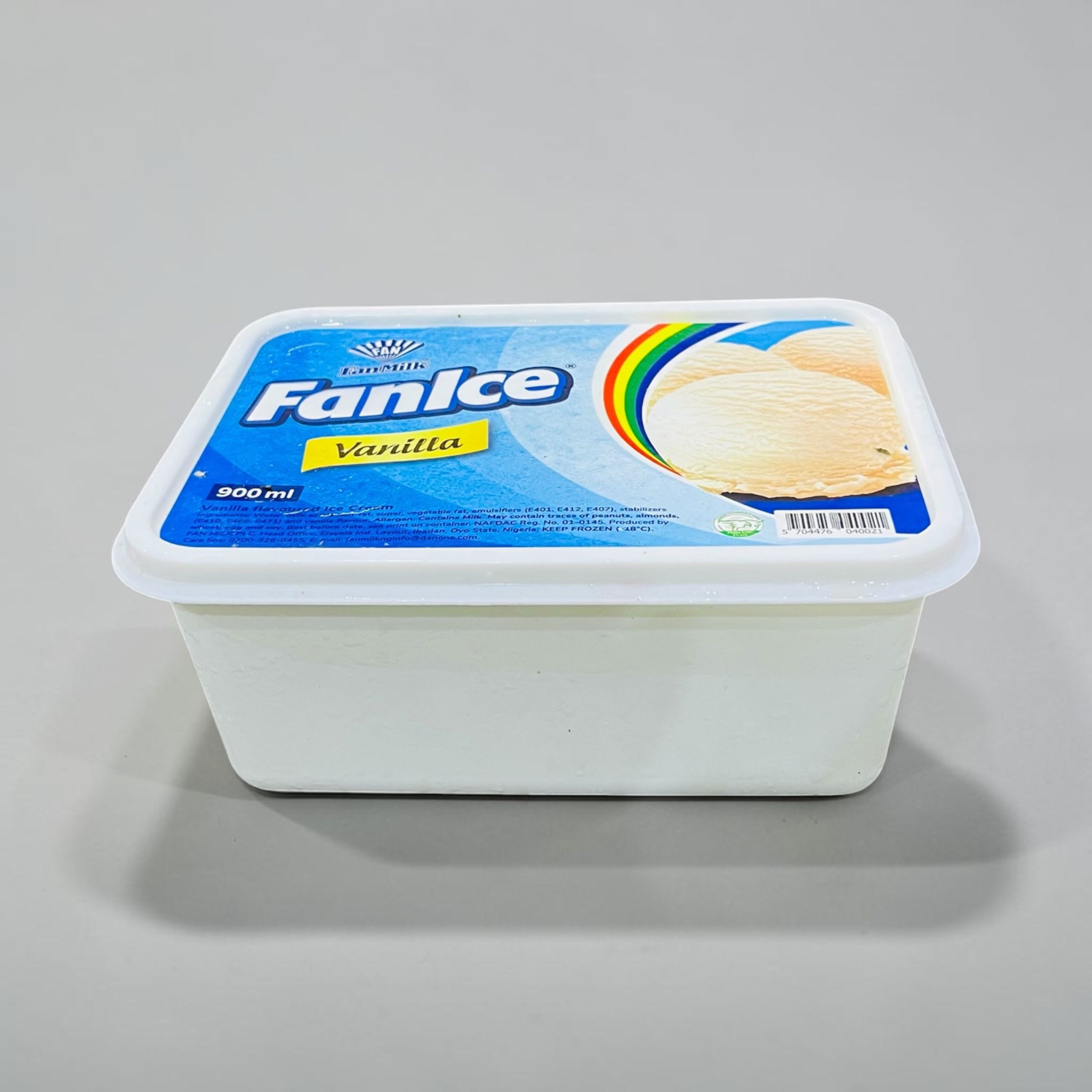 FAN ICE VANILLA ICE CREAM 900ML